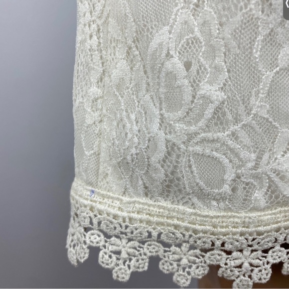 NEW NBD REVOLVE IVORY LACE MINI DRESS - Picture 6 of 9